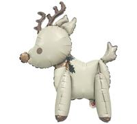 Ballons de Noël Balloon de Noel aux Thèmes Père Noël Renne Bonhomme de Neige Canne Balloons Gonflables pour Décoration Christmas Fête Festival Maison (B)