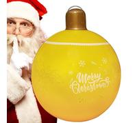 Ballons de Noël,Grandes boules de Noël,Boules de Noël gonflables géantes Décorations de Noël réutilisables | Décoration extérieure gonflable de Noël, boule de Noël pour porte ou fenêtre, cour