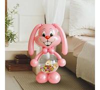 Ballons De Panier De Pâques Ballon En Mylar Farcissable En Forme De Lapin, Stockage De Bonbons Gonflable Bricolage Pour Les œU.S De Pâques, Ballon De Lapin Géant De 1,3 M (C)