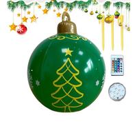 Ballons de plage de Noël, décorations de Noël gonflables extérieures, ornements de Noël géants, décorations de Noël avec 16 couleurs | Décorations de Noël extérieures, au