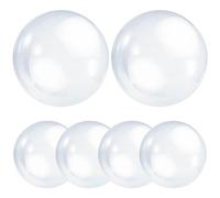 Ballons de plage gonflables transparents en PVC, 6 pièces, 16 pouces, pour fête en piscine