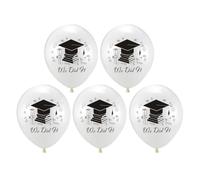 Ballons De Remise De Diplôme e 2023-5 Pièces Ballons En Latex We Did It | Ballon De Célébration De 12 Pouces| Faveurs De Fête De Remise Des Diplômes En Classe Pour Les Étudiants Du Secondair