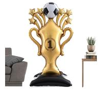 Ballons de sport | Ballon de football géant 3D gonflable pour photos, grandes décorations scéniques avec ballons de football | Convient pour extérieur, jardin, cour, balcon, jeux quotidiens, stade
