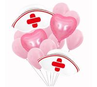 Ballons d'infirmière/décorations de fête d'infirmière/fournitures de décoration de remise de diplôme en forme de cœur pour infirmière/école d'infirmière