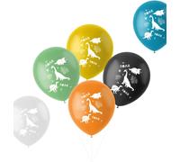 Ballons Dino Roars 33cm - 6 Pièces, Multicolore