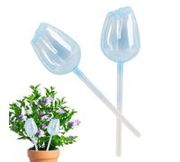 Ballons D'irrigation : Verre Avec Arrosage, 2X Pics Automatiques De Fleurs Décoratives, Poteaux D'eau Décoratifs Autonome, Poteaux D'insertion Planteur Automatique, Dispositif Ri