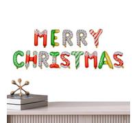 Ballons du Nouvel An - Ballons de 40,6 cm | Décoration en aluminium - Merry Christmas de 40,6 cm en aluminium aux couleurs et argent créant une atmosphère festive de vacances