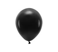 Ballons écologiques PartyDeco 26 cm, couleur NOIR, lot de 100