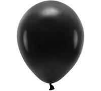 Ballons écolos 30cm pastel, noir (1 paquet / 10 pièces)