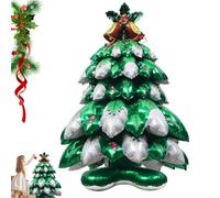 Ballons En Aluminium - Ballons De Noël | Ballon En En Aluminium À Sphère Ronde 4D | Ballon Debout D'arbre De Noëls 4D Pour Les Décorations De Noël Et Du Nouvel An