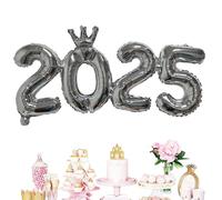 Ballons en aluminium en forme de chiffres pour décoration du Nouvel An, mariage, anniversaire, événements - Grand ballon lumineux en forme de chiffre pour décoration du Nouvel An, mariage