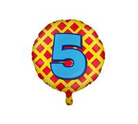 ballons en aluminium Happy 5 ans