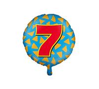 ballons en aluminium Happy 7 ans