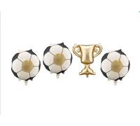 Ballons en aluminium pour guirlande trophée avec boules 33 x 33 cm et 34 cm, mélange
