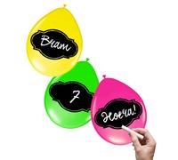 Ballons en écriture néon, 6e.