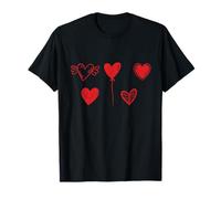 Ballons en forme de cœur - Cadeau romantique pour la Saint-Valentin T-Shirt