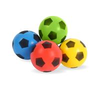 Ballons en mousse 12 cm Sporti France (x4) Multicolore TU