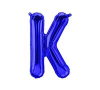 Ballons en Plastique Lettres Bleues - 40/80/100 cm pour Anniversaire Mariage Fête Décoration Joyeux Anniversaire JGA Cadeau Ballon de Fin d'études Ballon géant ABI Grand XXL Petit Garçons 40 cm - K