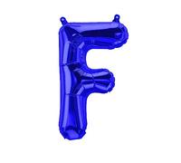 Ballons en Plastique Lettres Bleues - 40/80/100 cm pour Anniversaire Mariage Fête Décoration Joyeux Anniversaire JGA Cadeau Ballon de Fin d'études Ballon géant ABI Grand XXL Petit garçons 40 cm - F