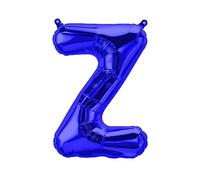 Ballons en plastique Lettres Bleues - 40/80/100 cm pour anniversaire Mariage Fête Décoration Joyeux anniversaire JGA Cadeau Ballon de fin d'études Ballon géant ABI grand XXL petit garçons 40 cm - Z)
