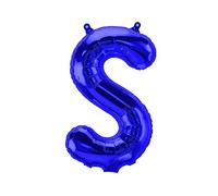 Ballons en Plastique Lettres Bleues - 40/80/100 cm pour Anniversaire Mariage Fête Décoration Joyeux Anniversaire JGA Cadeau Ballon de Fin d'études Ballon géant ABI Grand XXL Petit Garçons 40 cm - S