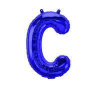 Ballons en Plastique Lettres Bleues - 40/80/100 cm pour Anniversaire Mariage Fête Décoration Joyeux Anniversaire JGA Cadeau Ballon de Fin d'études Ballon géant ABI Grand XXL Petit Garçons 40 cm - C