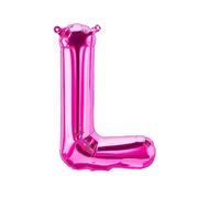 Ballons en plastique lettres roses - 40/80/100 cm pour anniversaire mariage fête décoration joyeux anniversaire JGA cadeau ballon de baudruche diplôme ballon géant ABI grand XXL fille (40 cm - L)