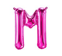 Ballons en plastique lettres roses - 40/80/100 cm pour anniversaire mariage fête décoration joyeux anniversaire JGA cadeau ballon de baudruche diplôme ballon géant ABI grand XXL fille (40 cm - M)