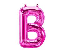 Ballons en Plastique Lettres Roses - 40/80/100 cm pour Anniversaire Mariage fête décoration Joyeux Anniversaire JGA Cadeau Ballon de baudruche diplôme Ballon géant ABI Grand XXL Fille (40 cm - B)