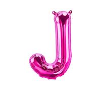 Ballons en Plastique Lettres Roses - 40/80/100 cm pour Anniversaire Mariage fête décoration Joyeux Anniversaire JGA Cadeau Ballon de baudruche diplôme Ballon géant ABI Grand XXL Fille (40 cm - J)
