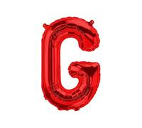 Ballons en plastique lettres rouges - 40/80/100 cm pour anniversaire mariage fête décoration joyeux anniversaire JGA cadeau ballon de baudruche diplôme ballon géant ABI grand XXL garçon (40 cm - G)