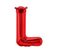 Ballons en Plastique Lettres Rouges - 40/80/100 cm pour Anniversaire Mariage fête décoration Joyeux Anniversaire JGA Cadeau Ballon de baudruche diplôme Ballon géant ABI Grand XXL garçon (40 cm - L)
