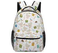 Ballons Et Drapeaux Pour Une Fête De Canards Sac À Dos Léger Sacs A Dos Unisexe Cartable Scolaire Pour Pc Déplacements Sport 29X40Cm