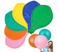 Ballons Géants Colores, 36'' Grands Ballons Multicolores, Ballons XXL Multicolores 90cm, pour Mariage Anniversaire Baptême Baby Shower Anniversaire Enfants Carnaval Fête Décoration, Pack of 6