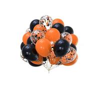 Ballons gonflables bleus et blancs, pour anniversaire, garçon et fille, 30,5 cm, bleus, rouges et blancs, avec confettis - Pour mariage, anniversaire, fête prénatale, mariage, cérémonie d'adolescence