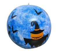 Ballons Gonflables D'Halloween - 23,62 Pouces Balles De Plage Pour Chauve-Souris | Ornement Extérieur Épais Imperméable | Décoration Géante De Halloween Pumpkin Beach | Garden Garden Pool Party