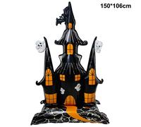 Ballons Gonflables en Aluminium pour Halloween, Décorations de ix, Arbre Fantôme, Citrouille, Terreur, Yeux de Sang, Modules Sons, Hommes, Araignée-As Shown-Vin Rouge