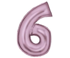 Ballons gonflables XXL - Rose pâle mat - Chiffre 0 à 9 - Décoration pour anniversaire et fête - 86 cm - Chiffres rose pastel - Décoration d'anniversaire d'enfant - Ballon de décoration de fête -