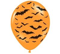 Ballons Halloween, Chauves-souris, 30 cm, 6 pcs.