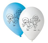 Ballons imprimés Schtroumpfs en latex, 10 pièces