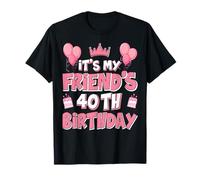 Ballons It's My Friend's 40th Birthday 1985 40 Years Old T-Shirt