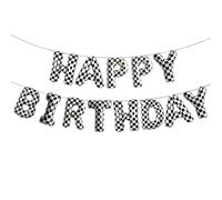 Ballons Joyeux Anniversaire, Décoration Anniversaire Fille Garçon Happy Birthday Letters Ballons Banniere Deco Fête Adultes Enfants Baby Shower Accessoires Photo (Argent)