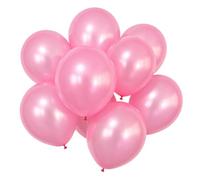 Ballons Latex 12 Pouces Rose Nacré 110 Pcs avec Rubans pour Anniversaire