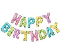 Ballons - Lettres HAPPY BIRTHDAY, H 35 cm