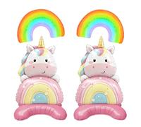 Ballons licorne arc-en-ciel, décorations d'anniversaire licorne