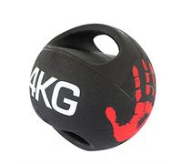 Ballons Médicinaux Binauraux, Boule de Mur, Balle Solide En Caoutchouc D'entraînement de Base de Gymnase À Domicile Boule de Gravité avec Double Poignée, 3 Kg / 4 Kg / 5 Kg / 6 Kg / 7 Kg / 8 Kg / 9 Kg