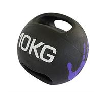 Ballons Médicinaux Binauraux, Boule de Mur, Balle Solide En Caoutchouc D'entraînement de Base de Gymnase À Domicile Boule de Gravité avec Double Poignée, 3 Kg / 4 Kg / 5 Kg / 6 Kg / 7 Kg / 8 Kg / 9 Kg