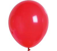 Ballons métalliques Ballons de décoration de fête 100 pièces rouge 30cm