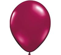 Ballons Métalliques Bordeaux - 50 pièces