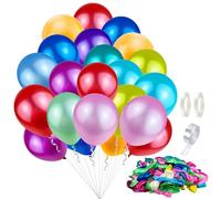Ballons Multicolores 200 Pièces - Baudruche Gonflable pour Anniversaires, Fêtes, Festivals et Célébrations